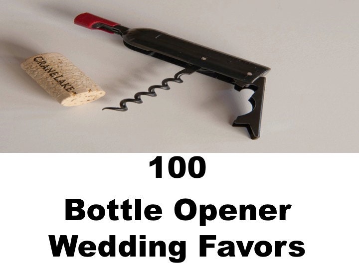 Unique Wedding Favors 100 Wine Bottle Opener Cork Screw