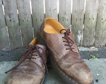 90's Brown Mens Doc Marten Shoes 12