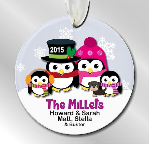 family of 4 personalized christmas ornament family of 4 family of 4 personalized christmas ornament family of 4