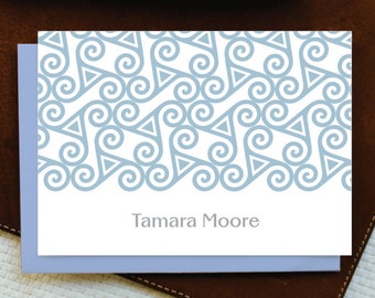 Personalized Stationery / Personalized Stationary / CELTIC TRISKELE / Custom Personalized Note Card Set - Women's Stationery