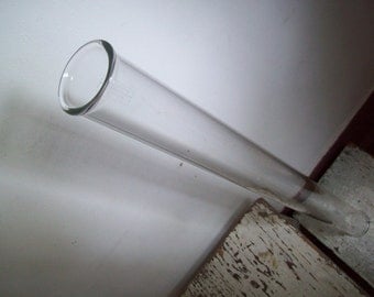 Vintage Pyrex Double Tough Drainline tempered glass 2 1/4" diameter 33 1/2" long