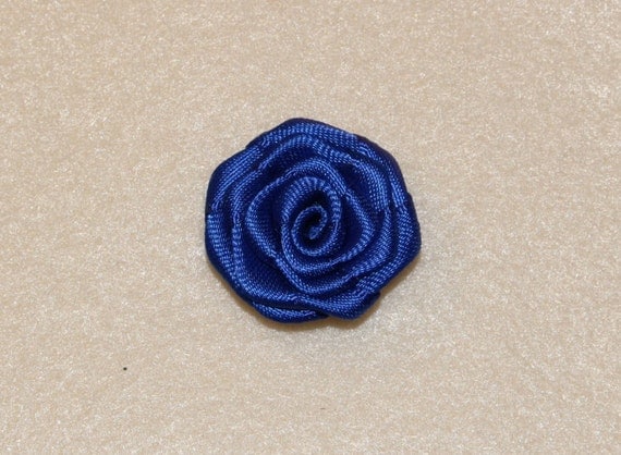 Royal Blue Flower Lapel Pin 