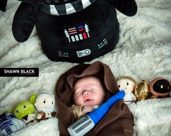 Newborn Jedi Robe, Star Wars, Baby, Receiving Blanket
