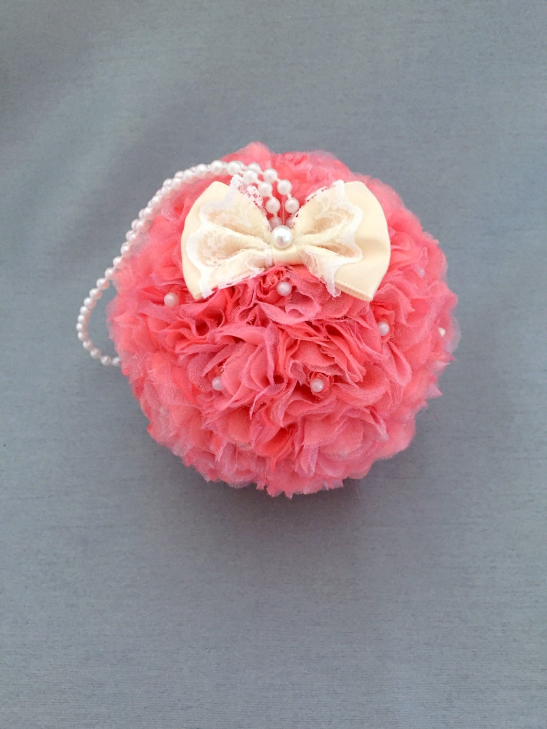 flower ball coral rose kissing ball 5 pomander choose flower ball coral rose kissing ball 5 pomander choose