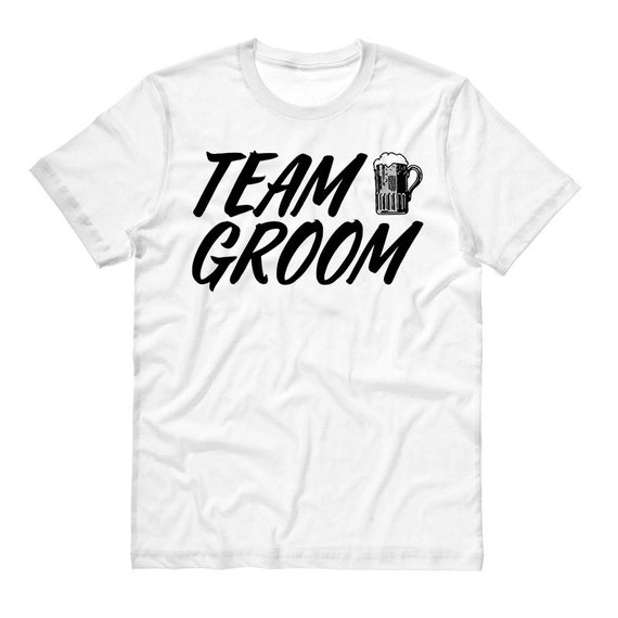 Items similar to Bachelor Party Tshirt - Team Groom - Wedding T Shirt ...