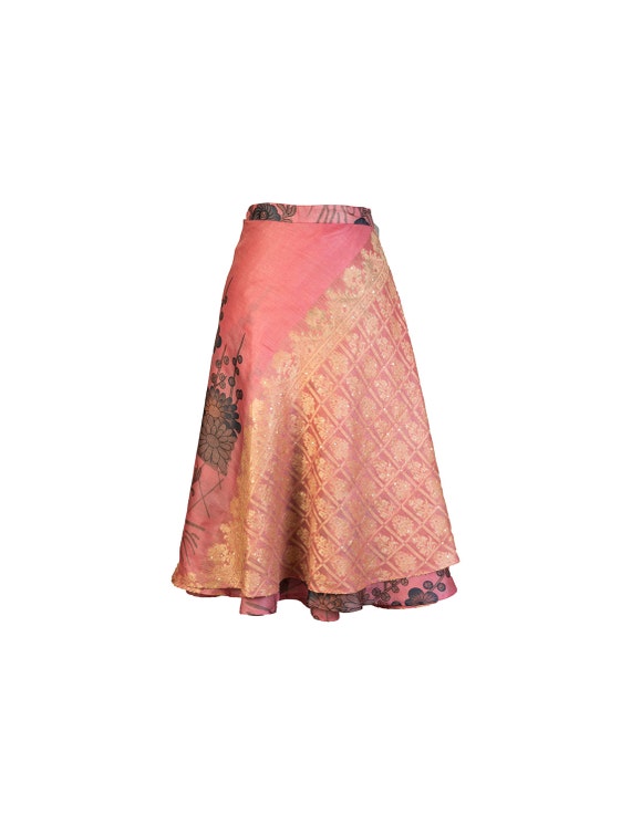 Silk Pink Skirt 108
