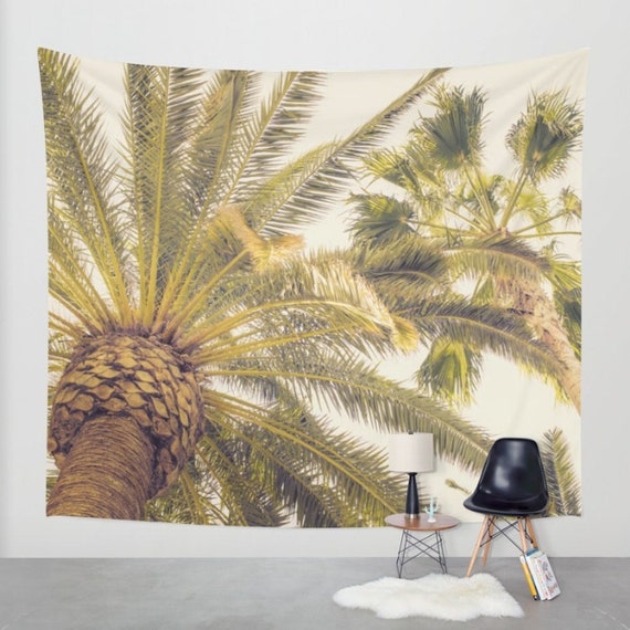 Palm Tree Tapestry Tropical Tapestry Beach by ArleneCarley on Etsy