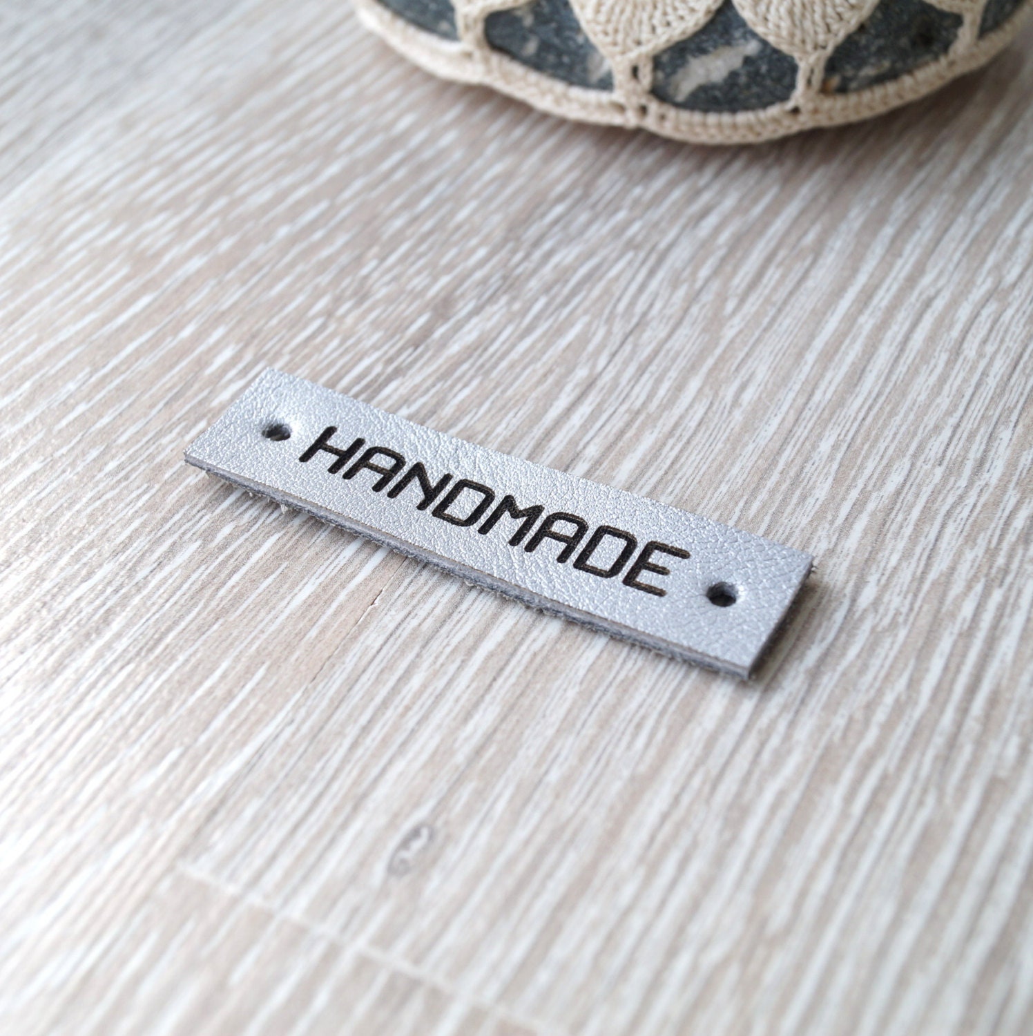 Leather labels for handmade items uk