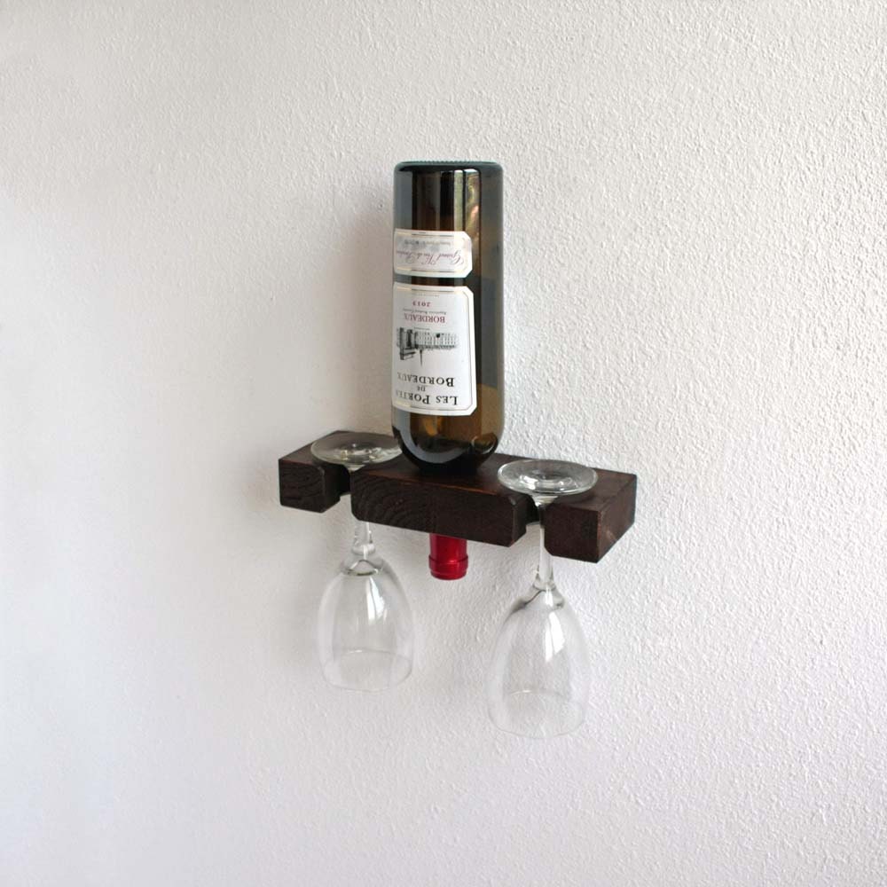 Single Wine bottle Holder Wooden Gifts Wall Wine Rack