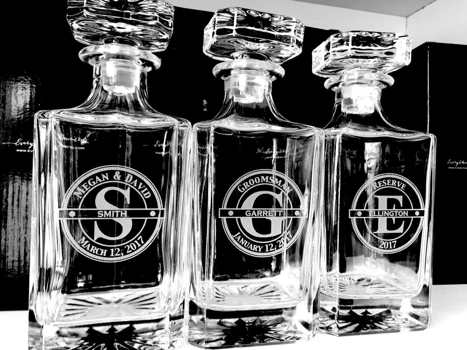 Groomsmen Decanter Personalized Decanter Groom Gift