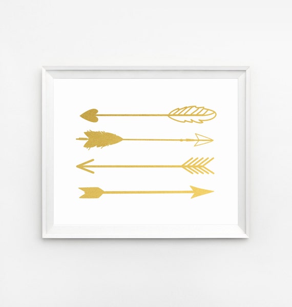 Arrow Decor Poster Printable Art Arrow Art Prints by NUAGEshop