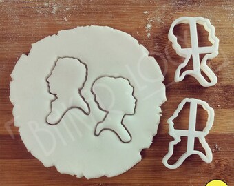 Pride and Prejudice inspired cookies cutters | classic biscuits cutters, jane austen novel, Elizabeth Bennet and Mr Darcy English Romance
