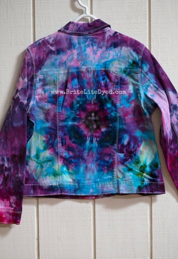 Denim JacketWomen's LARGETie Dye JacketJean