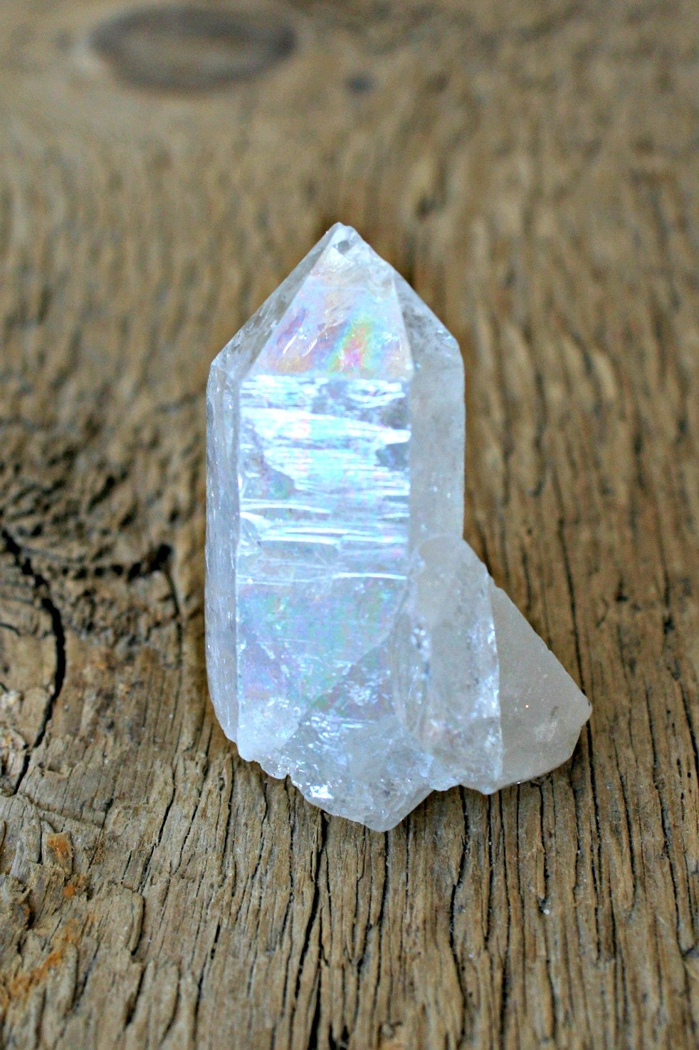 Opal aura quartz point pearl aura quartz angel aura quartz