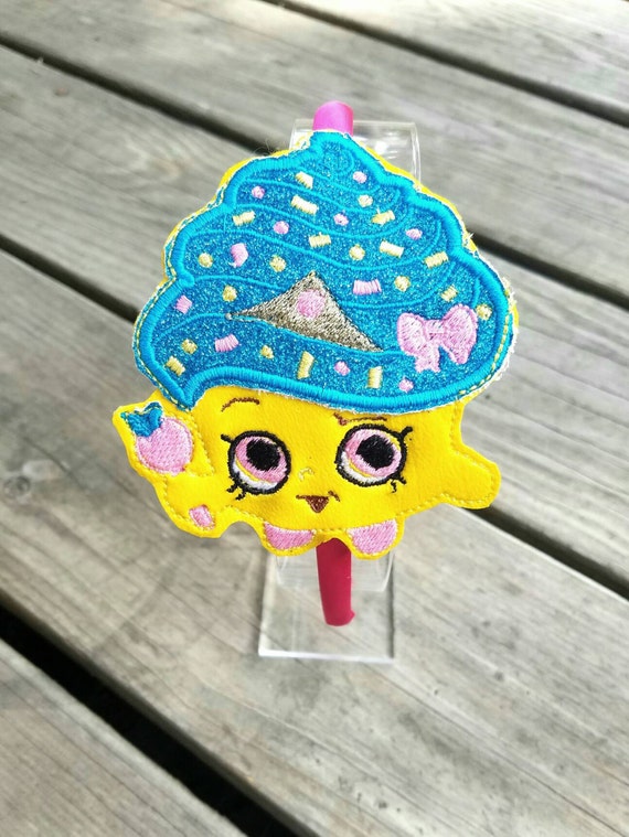 Shopkin Queen Cupcake headband slider with headband Shopkin