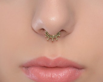 Unique septum piercing related items | Etsy