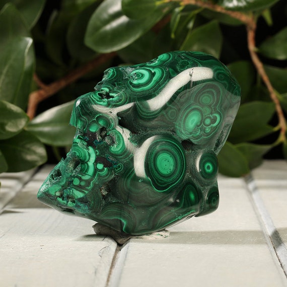 Flawless Green Malachite Huge Crystal Specimen by PACIFICMINERALS