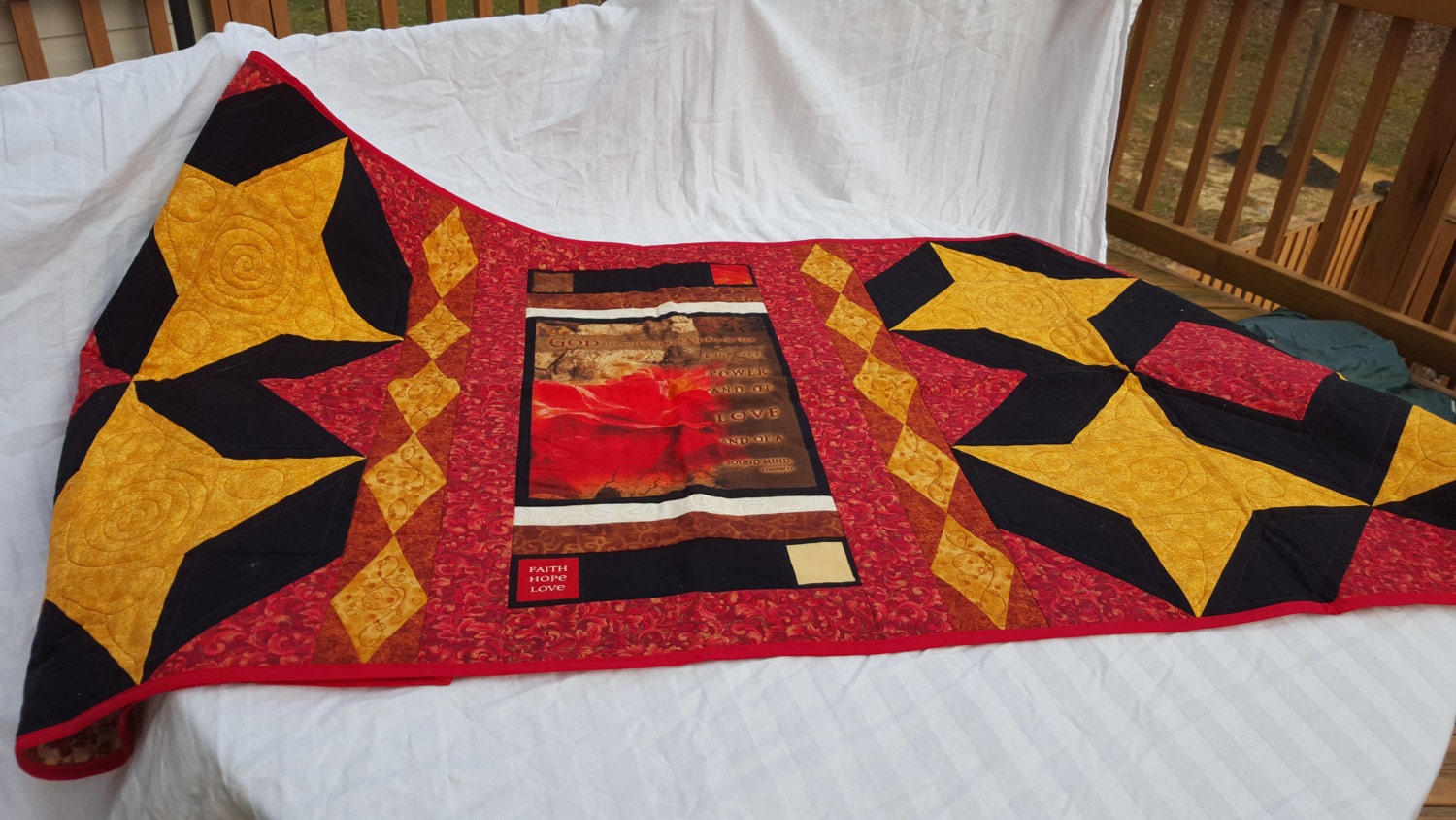 Prayer quilt handmade christian quilt prayer shawl