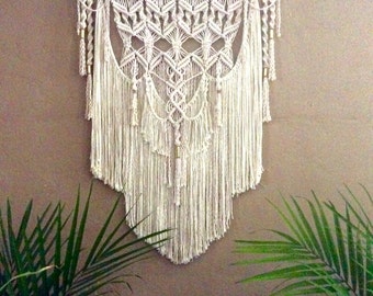 Large Macrame Wall Hanging Tapestry Woven Wall Hanging Bohemian Wall Tapestry Boho Decor Bohemian Art Macrame Hanging Hippie Decor