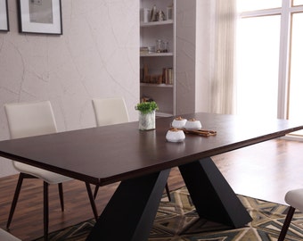 Mario wooden dining Table + 6 dining chairs