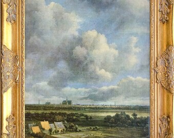Gorgeous Pastoral Landscape, Framed, Print on Canvas