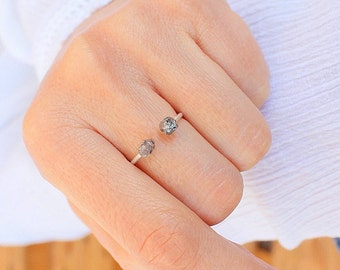 Granite Minimalist Ring, Stackable Rings, Dainty Ring, Granite Ring Gold, Minimalist Ring Gold, Modern Ring, Tiny Ring, Delicate Ring