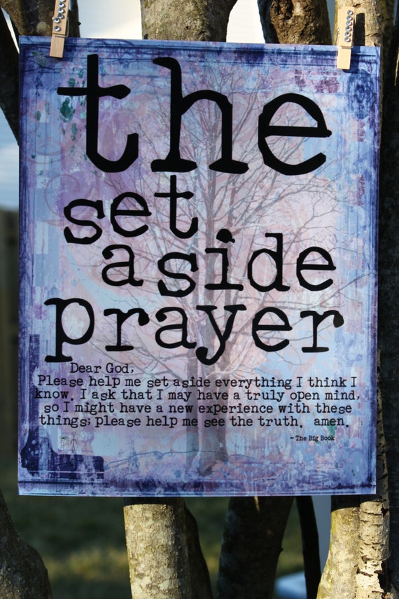 Items Similar To The Set Aside Prayer 8x10 Limited Edition