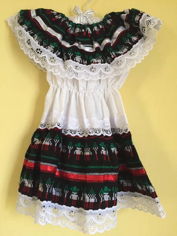Little mexican dress lace mexican party day of the dead cinco
