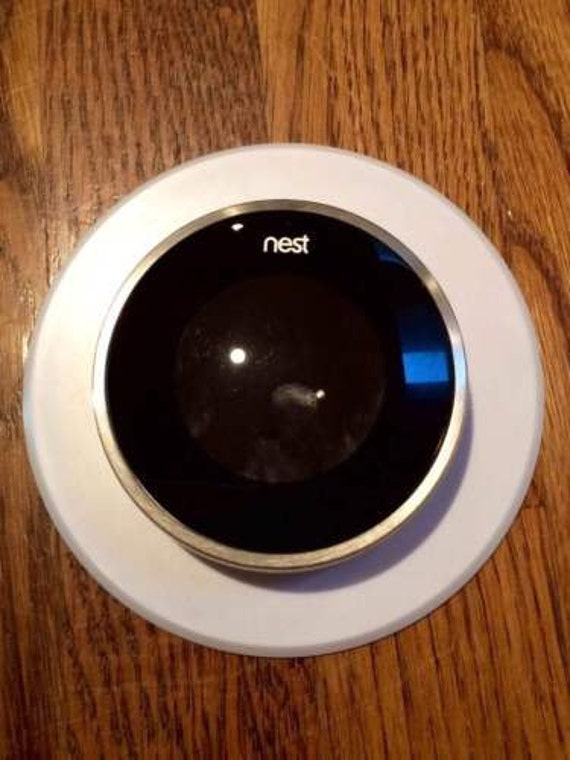 Wall Plate for Nest Thermostat Round 5 by nestwallplates on Etsy