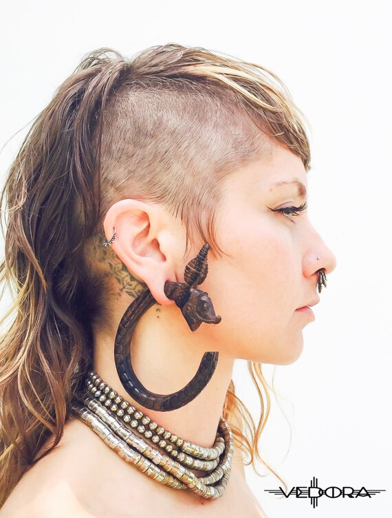 00g00 Gauges7/16Exotic Snake EarringsEar by Vedora on Etsy