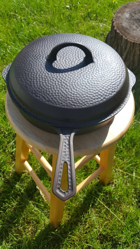 HAMMERED 8 Griswold Cast Iron Skillet With Lid Flawless