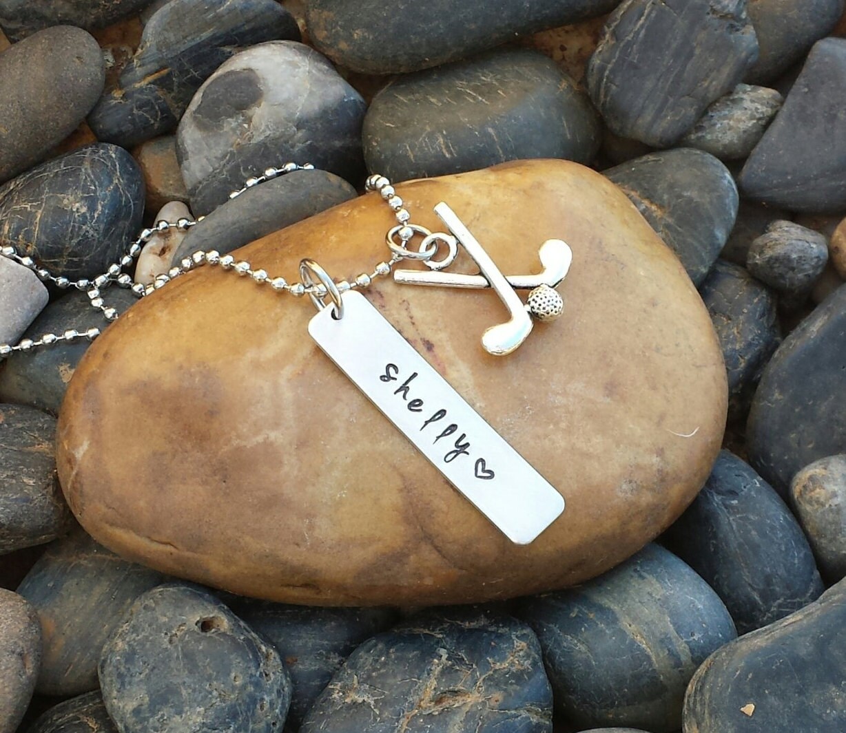 Golf Necklace Golf Jewelry Golf Club Necklace Golf Club