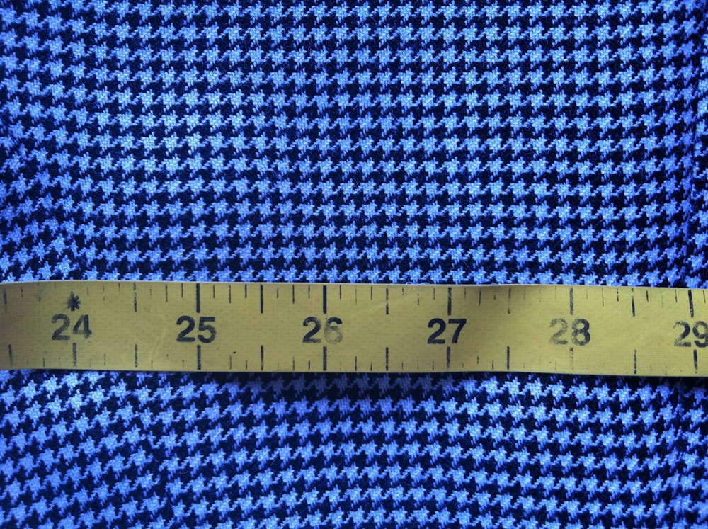 dogtooth houndstooth black and white check fabric pure wool