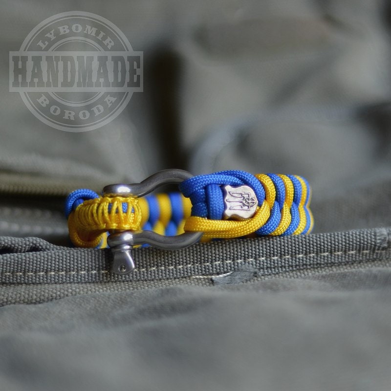 Paracord bracelet Ukraine от LYBOMIRBORODA на Etsy