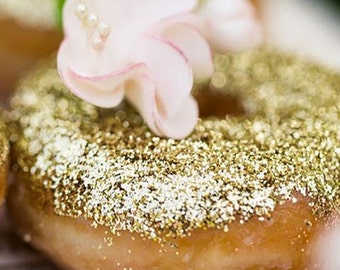 Pale Gold Cake Glitter | Edible Glitter Wedding Donuts, Wedding Cake Gitter (E042)