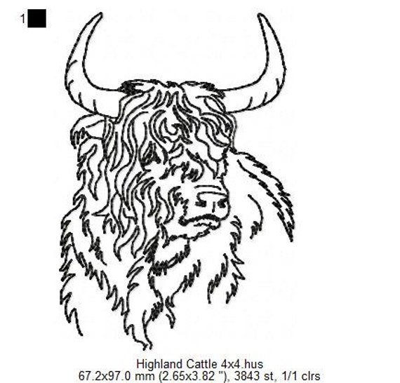 Free Free 181 Outline Cow Highland Cow Svg SVG PNG EPS DXF File