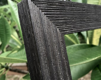Solid Wood 1 1/2" Black, Brown, Gray, White Barnwood 9x12" 11x14" 12x16" Farmhouse Frames, Picture Frame Custom Made