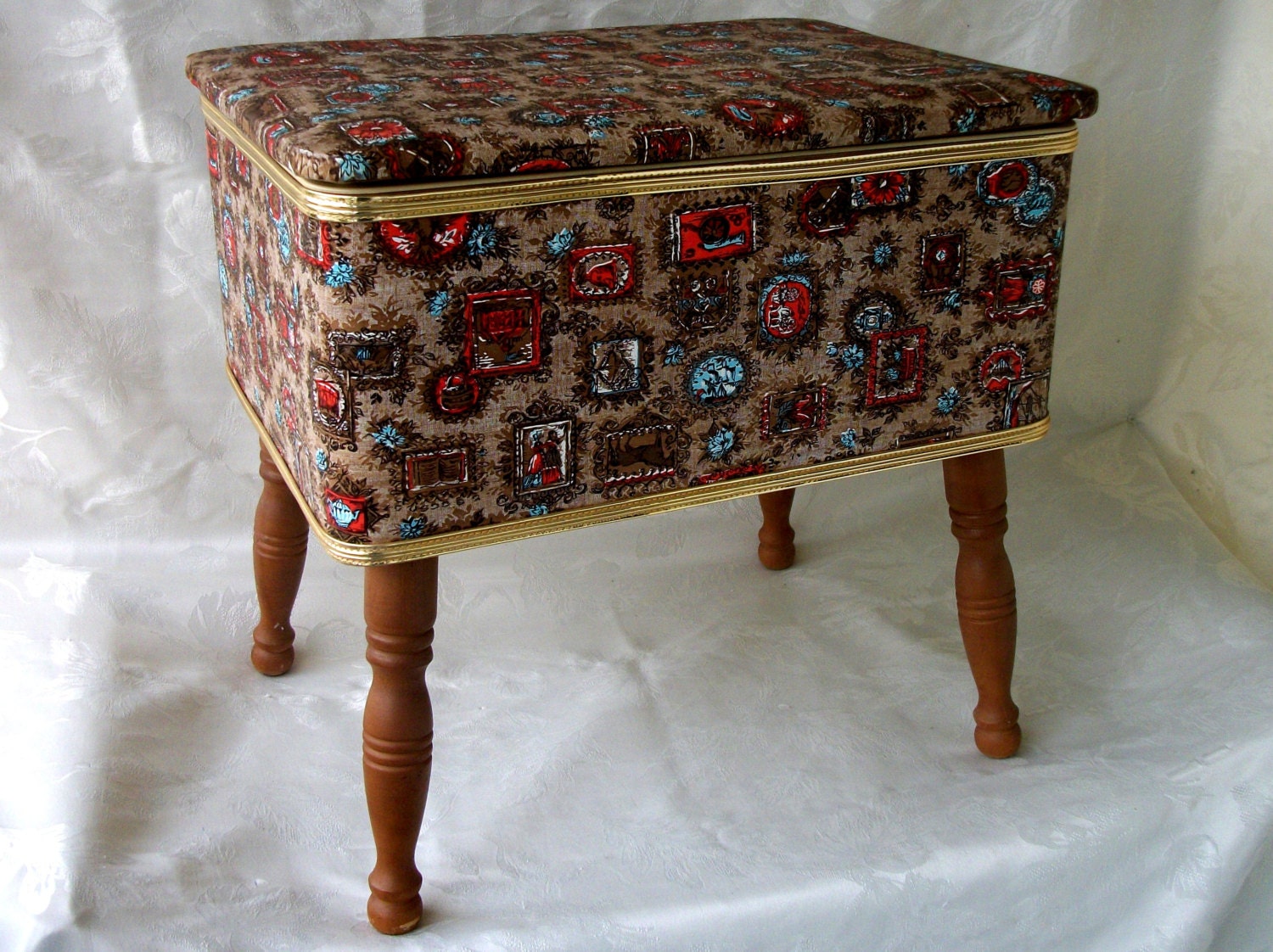 Vintage Burlington Sewing Sewing Storage Haute Juice