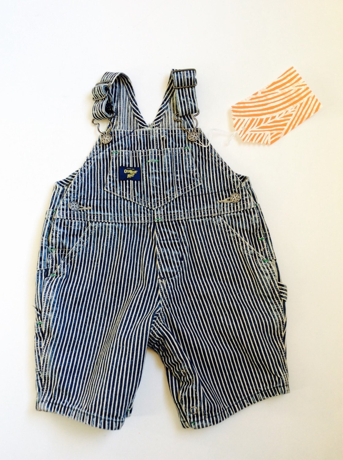 Vintage oshkosh overalls railroad stripe overalls newborn