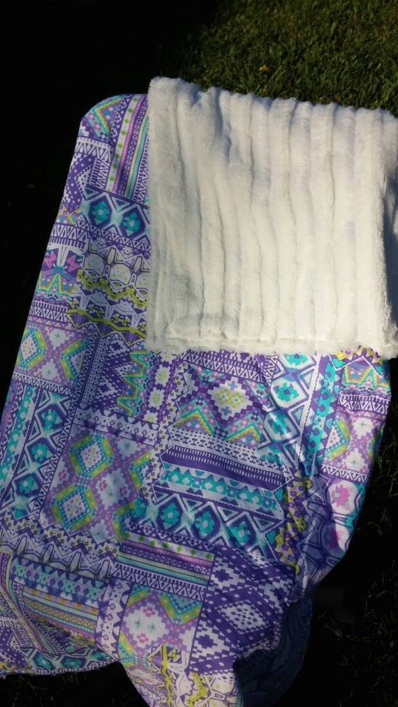 Faux Fur Baby Blanket by RyelieRustic on Etsy