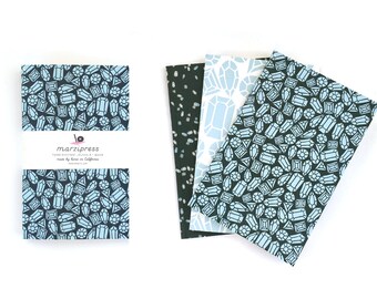 Gem Notebook, Sketchy Gems Everyday Journals (Set of 3)