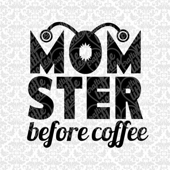 Download Momster Monster Mom Momma Coffee SEt SVG STUDIO Ai EPS