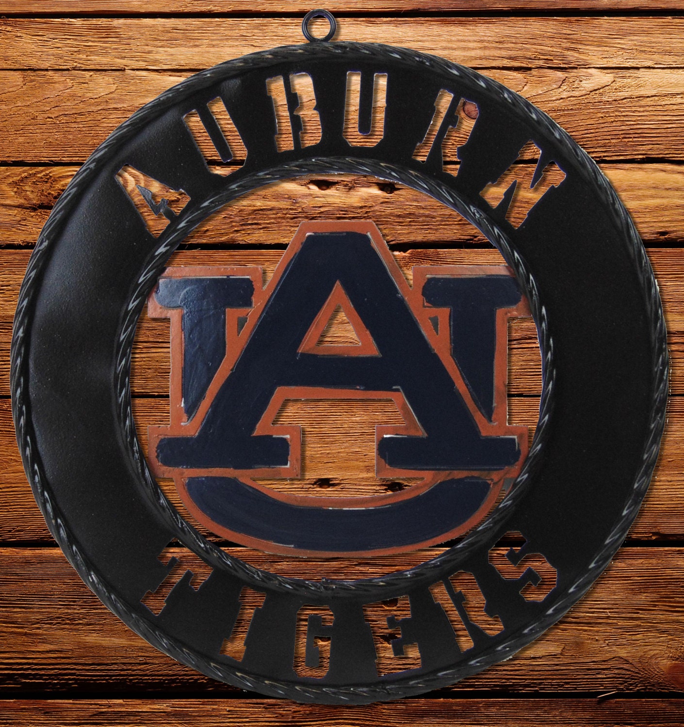 Auburn Tigers Metal Sign Auburn metal art Auburn by CowGirlCentral