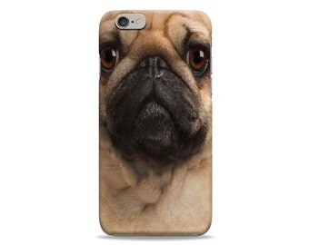 Items similar to Pug iPhone Case - Dog Felt Phone Cover - Cell Phone ...