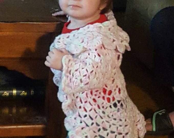 Crochet Granny's Little Girl cardigan
