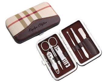 6 in 1 Portable Personalized manicure set - Travel manicure set - Your Beauty Set
