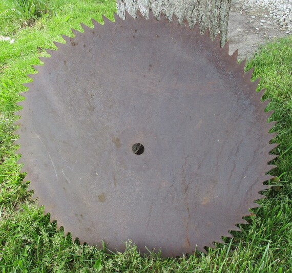 30 Inch Circular Buzz Saw Blade Vintage Mill by TheOldGrainery