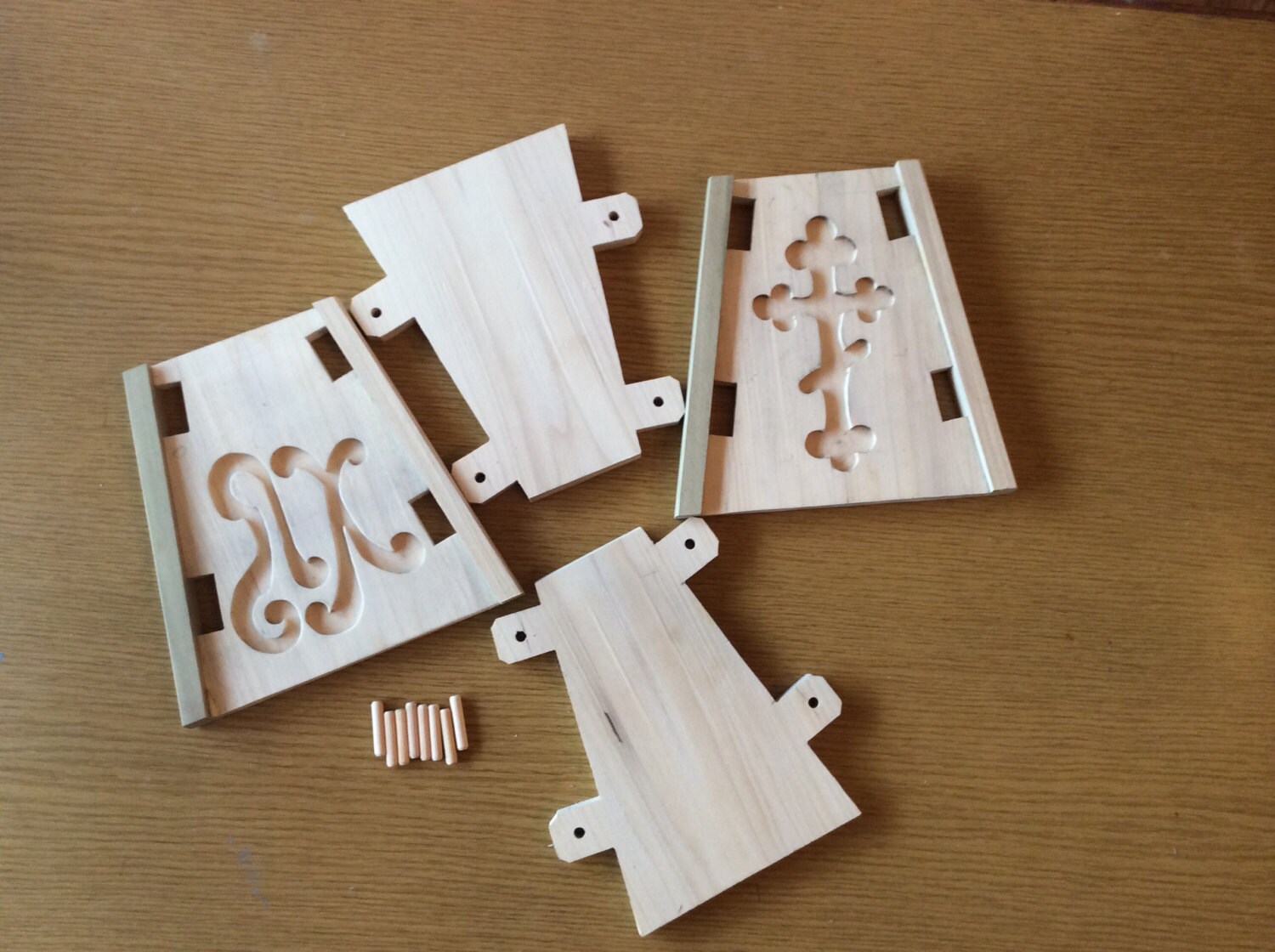 Russian Easter Pasochnitsa Wooden Cheese Mold by olgazarttouch