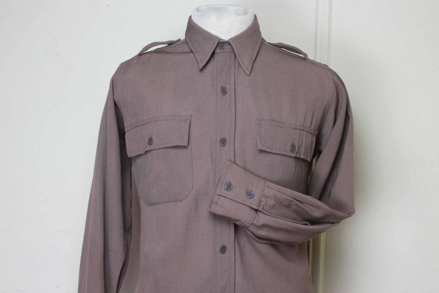 ww2 us army wool shirt