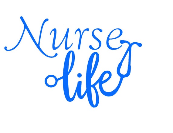Download Items similar to Nurse Life Decal - nurse/career/love/job ...